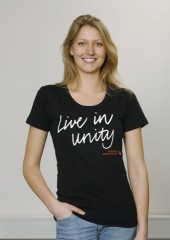 T-shirt med statement (dame)